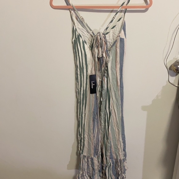 Striped summer maxi dress - Picture 2 of 3